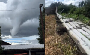 Tornado afectó a la región del Maule: fenómeno provocó daños en diferentes sectores