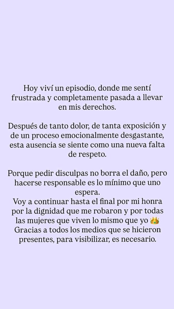 “Hacerse responsable es lo mínimo”: Yamila Reyna alzó la voz tras polémica audiencia con Américo